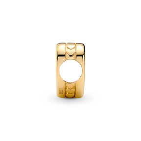 Pandora Moments Engravable Heart hela, keltakullattu, 762015C00