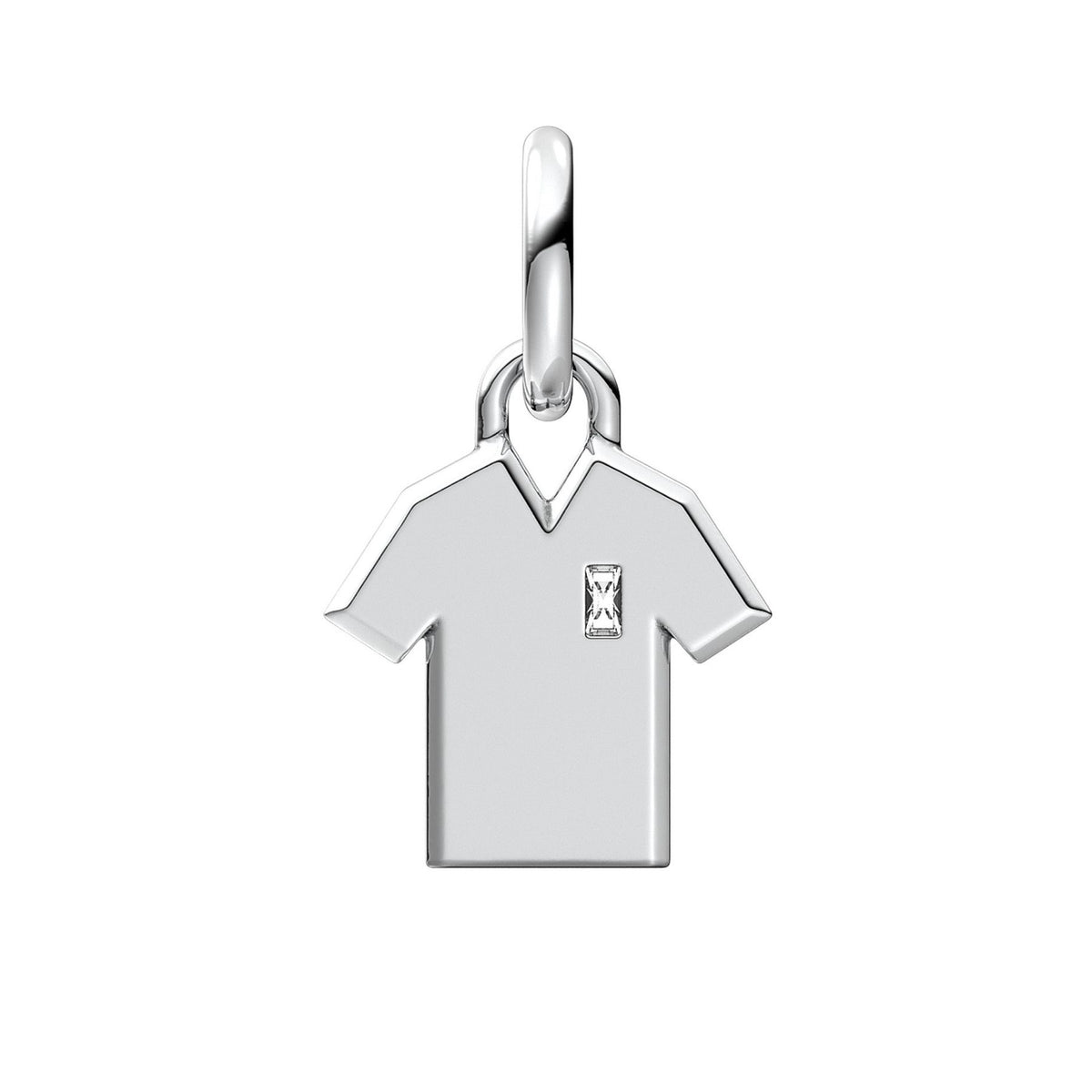 Pandora Moments Engravable Soccer Shirt hela, hopeaa, 794708C01