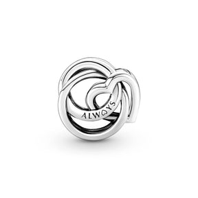 Pandora Moments Family Always Encircled Heart hela, hopea, 791507C00