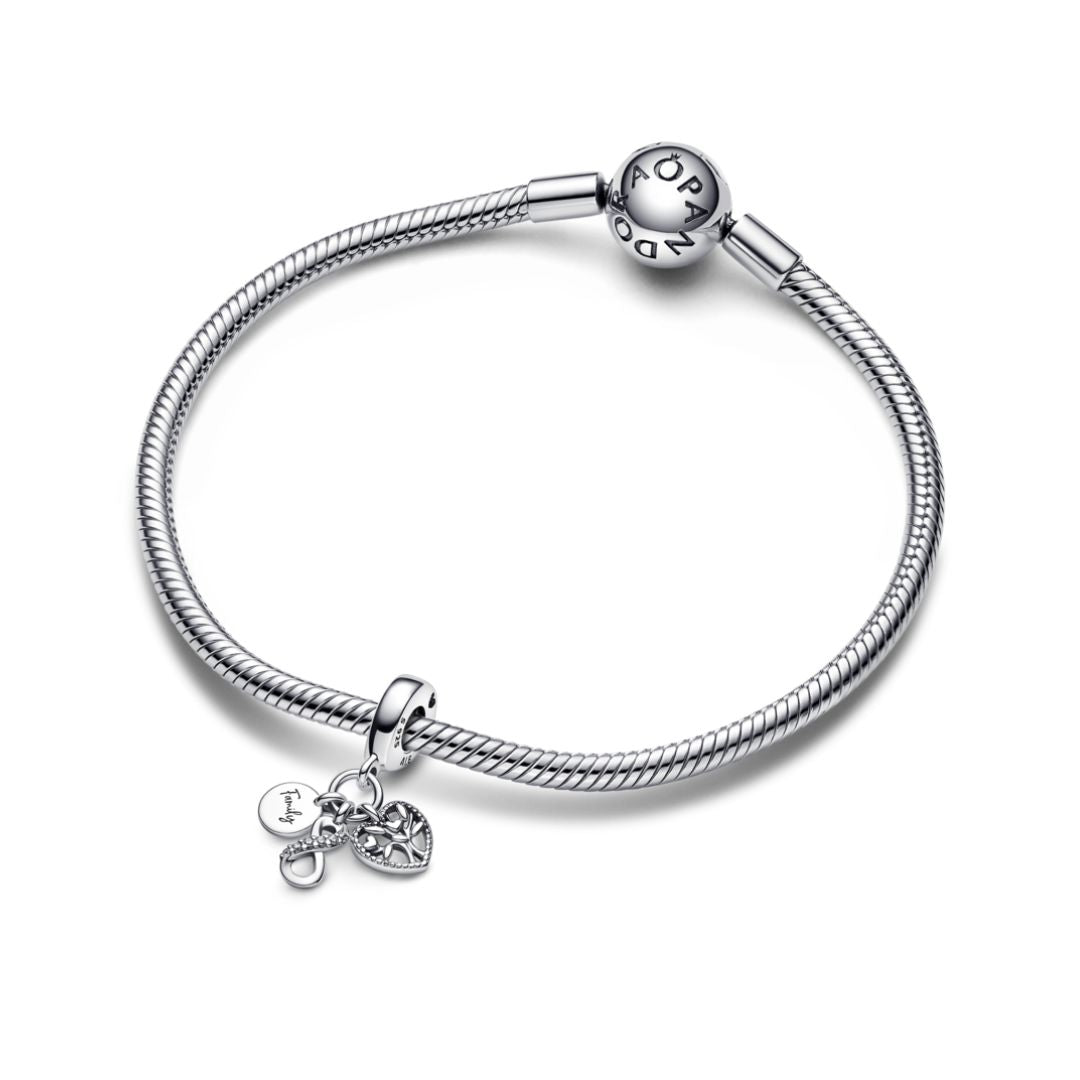 Pandora Moments Family Infinity Triple Dangle hela, hopea, 792201C01