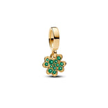 Pandora Moments Four Leaf Clover hela, keltakullattu, 762751C01