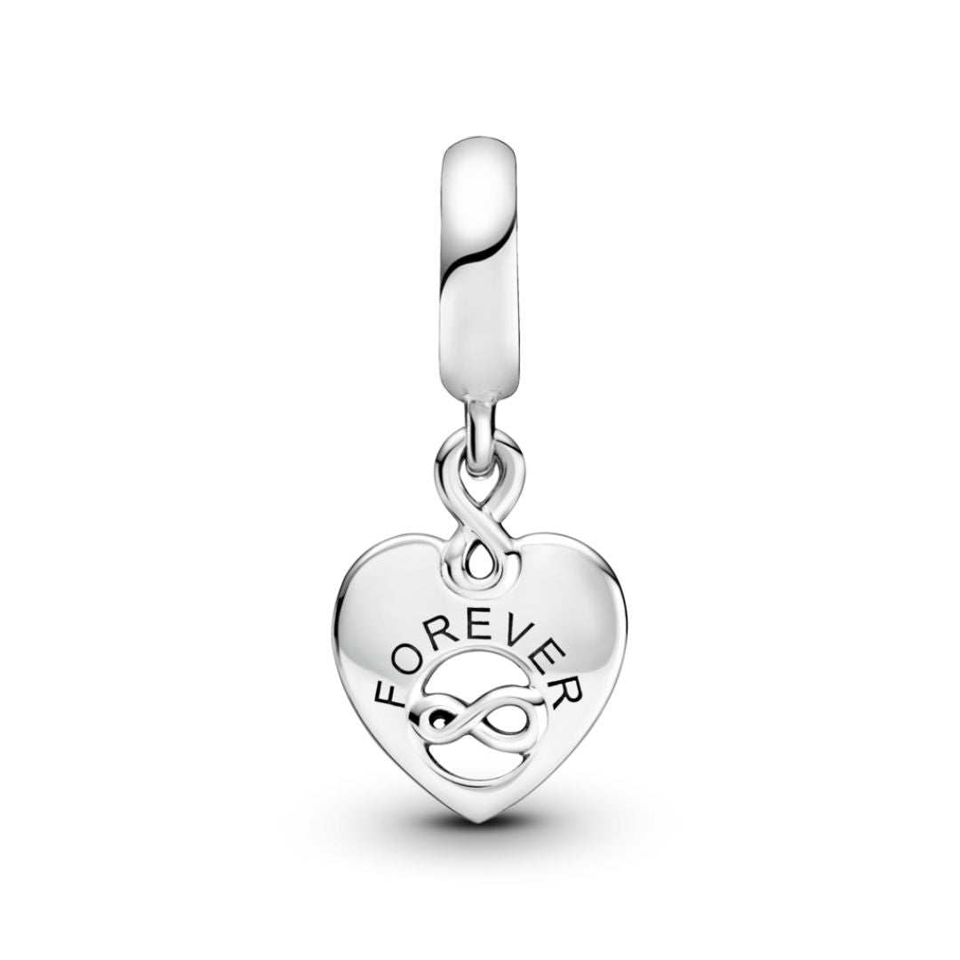 Pandora Moments Friends Forever Heart hela, hopea, 799294C01