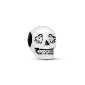 Pandora Moments Glow-in-the-dark Sparkling Skull hela, hopea, 792811C01