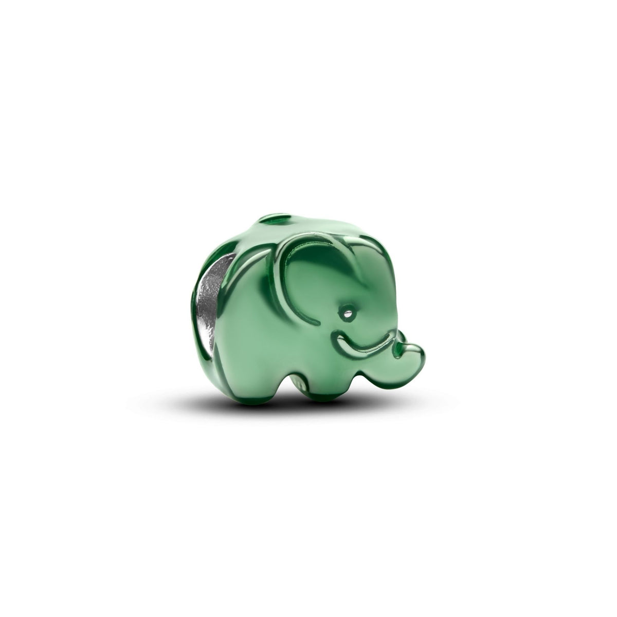 Pandora Moments Green Elephant Mini hela, hopeaa, 794901C01