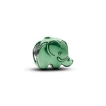 Pandora Moments Green Elephant Mini hela, hopeaa, 794901C01