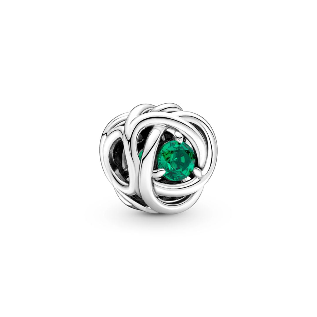 Pandora Moments Green Eternity Circle hela, hopea, 790065C08