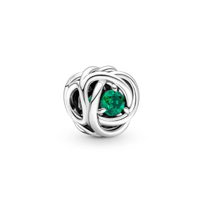 Pandora Moments Green Eternity Circle hela, hopea, 790065C08