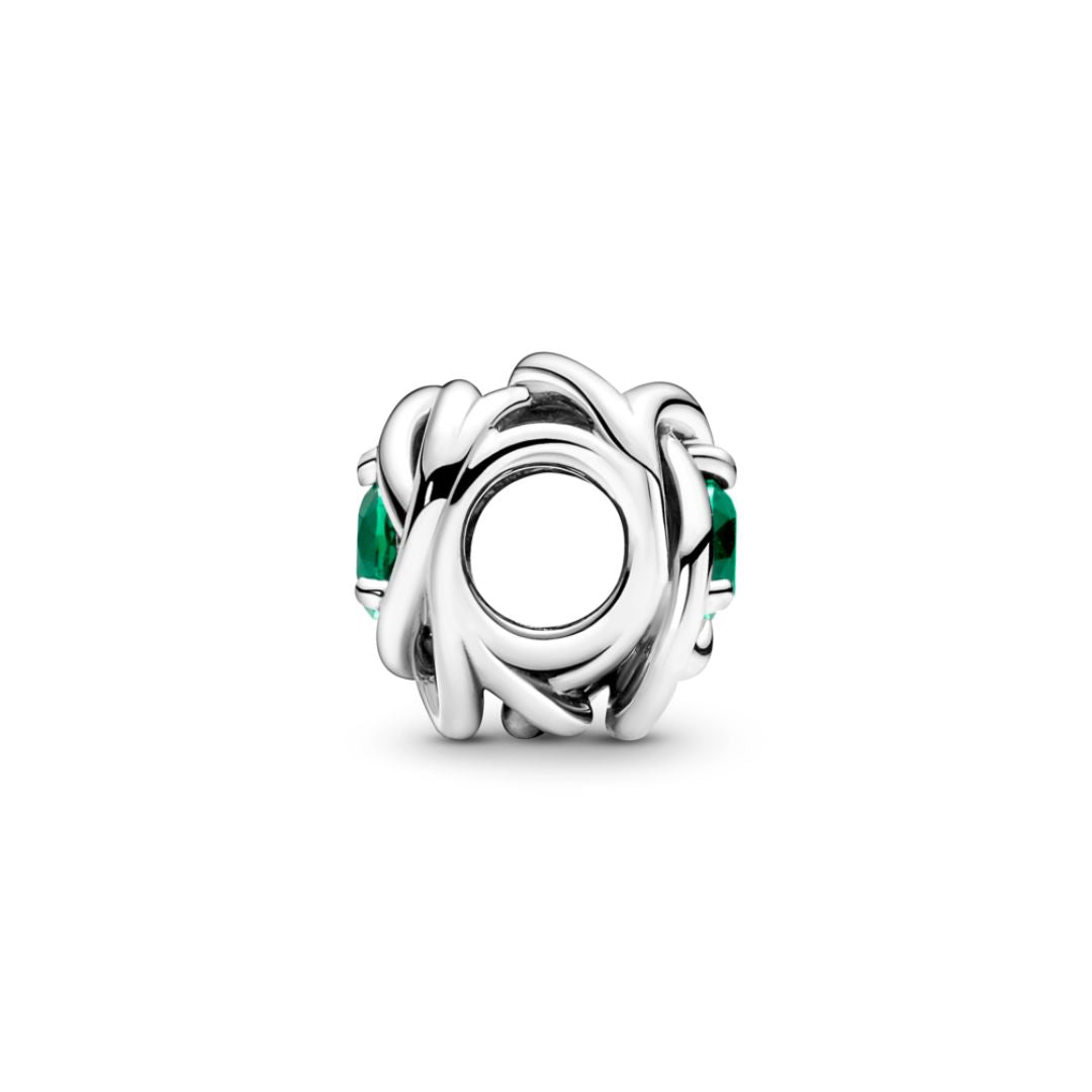 Pandora Moments Green Eternity Circle hela, hopea, 790065C08