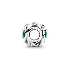 Pandora Moments Green Eternity Circle hela, hopea, 790065C08