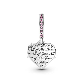 Pandora Moments Heart & Mom hela, hopea, 799402C01