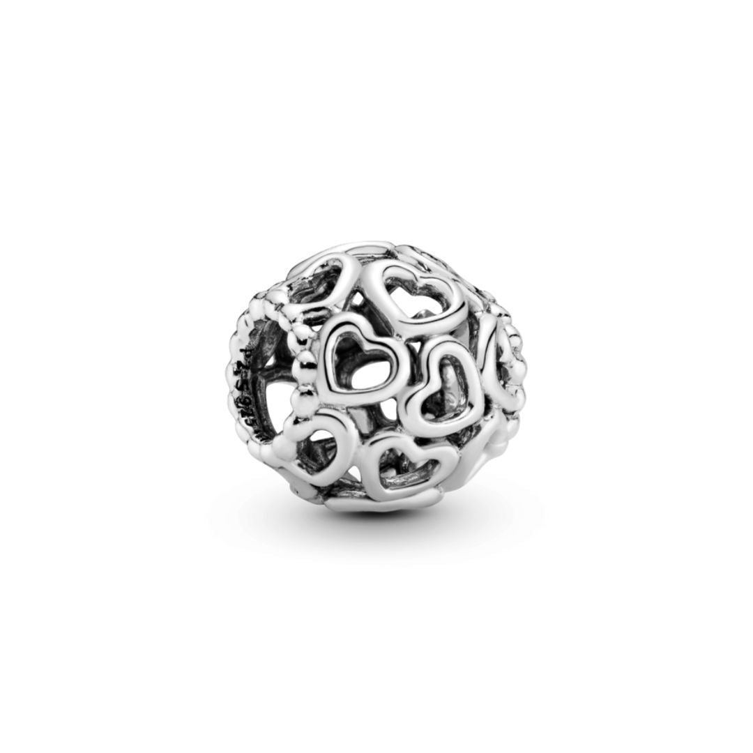 Pandora Moments Hearts All Over hela, hopea, 790964