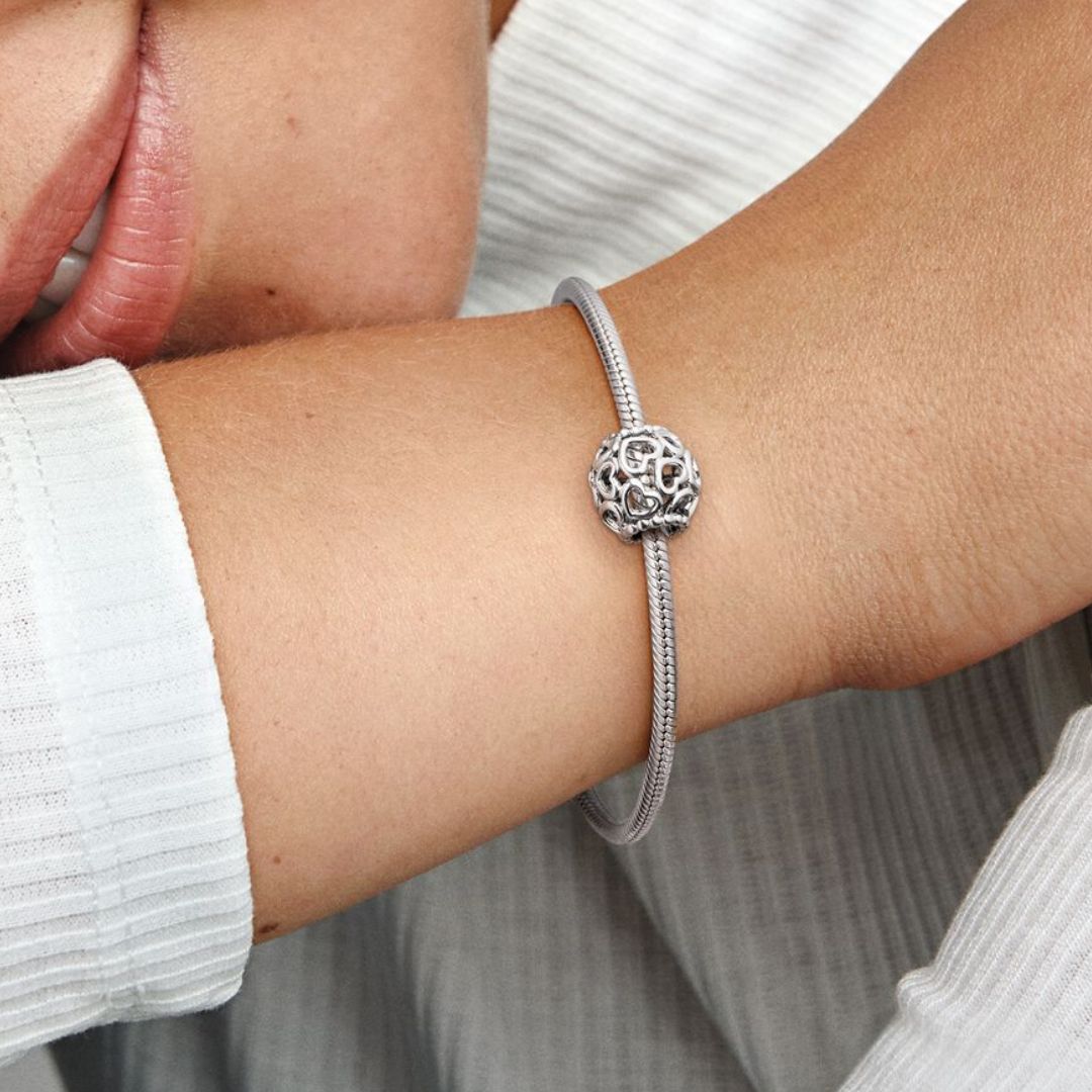Pandora Moments Hearts All Over hela, hopea, 790964