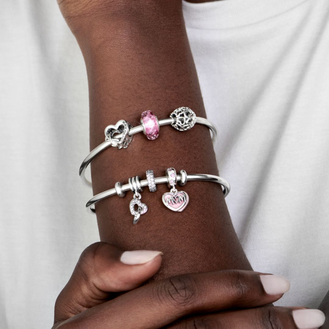 Pandora Moments Hearts All Over hela, hopea, 790964