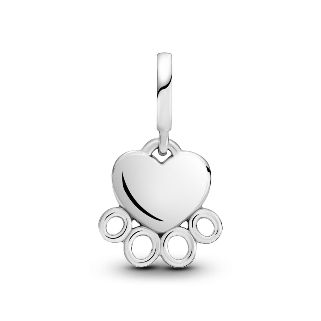 Pandora Moments Hearts & Paw Print hela, hopea, 799360C00