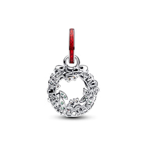 Pandora Moments Holiday Wreath Double hela, hopea, 794238C01