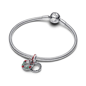 Pandora Moments Holiday Wreath Double hela, hopea, 794238C01
