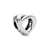 Pandora Moments Knotted Heart hela, hopea, 798081
