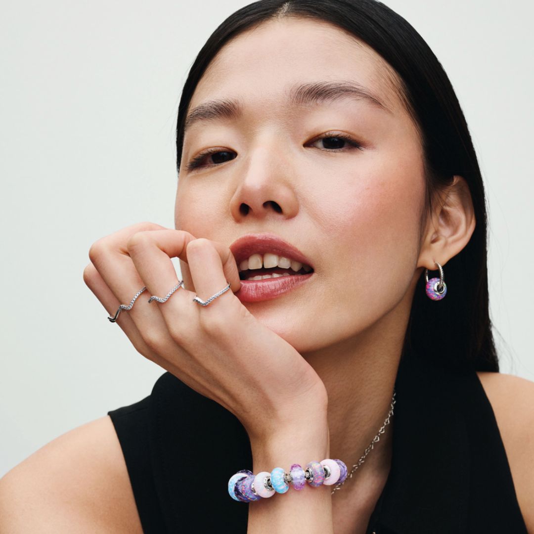 Pandora Moments Lavender Murano Glass hela hopea 798875C00