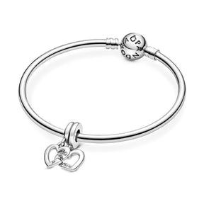 Pandora Moments Linked Sister Hearts Split hela, hopea, 799538C01