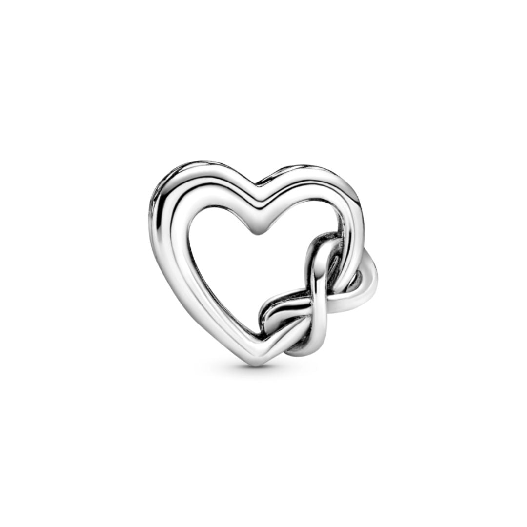 Pandora Moments Love You Mom Infinity Heart Charm, Silver, 798825C00