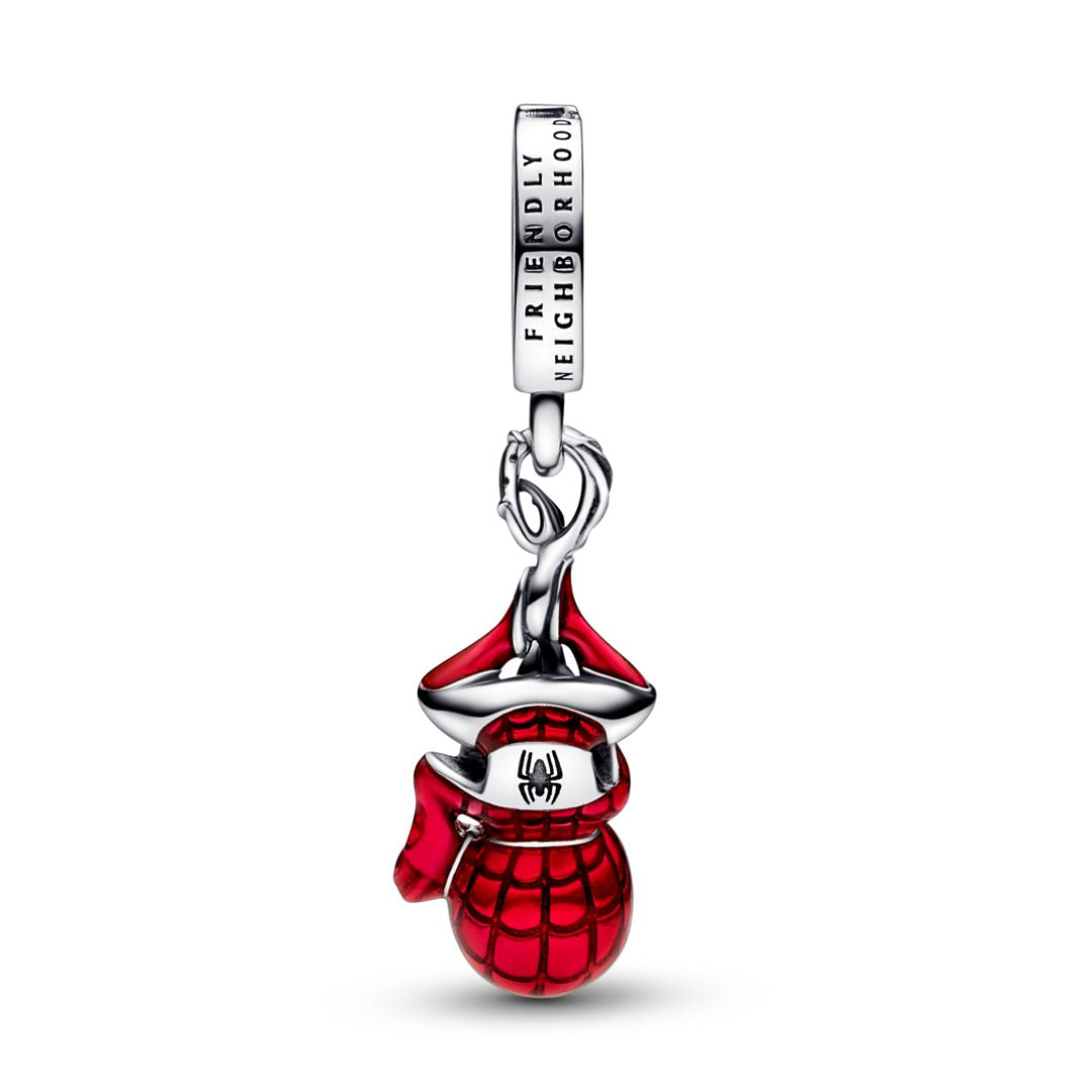 Pandora Moments Marvel Hanging Spider-Man Charm, Silver, 792323C01