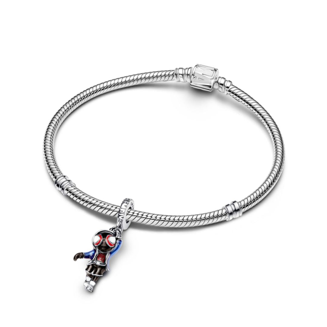 Pandora Moments Marvel Spiderman Dangle Charm, Silver, 793842C01