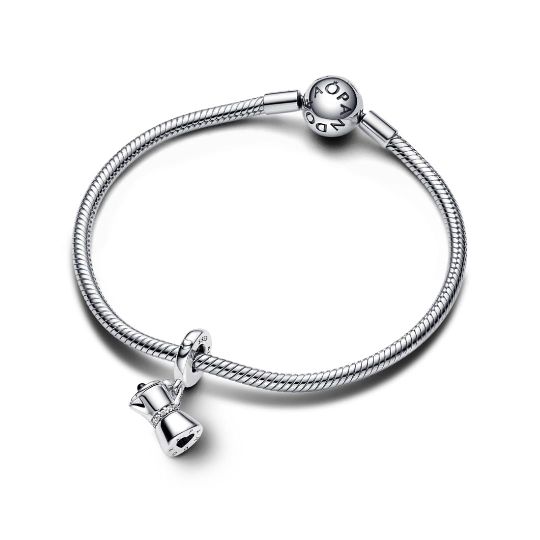 Pandora Moments Moka Pot Dangle Charm, Silver, 792679C01