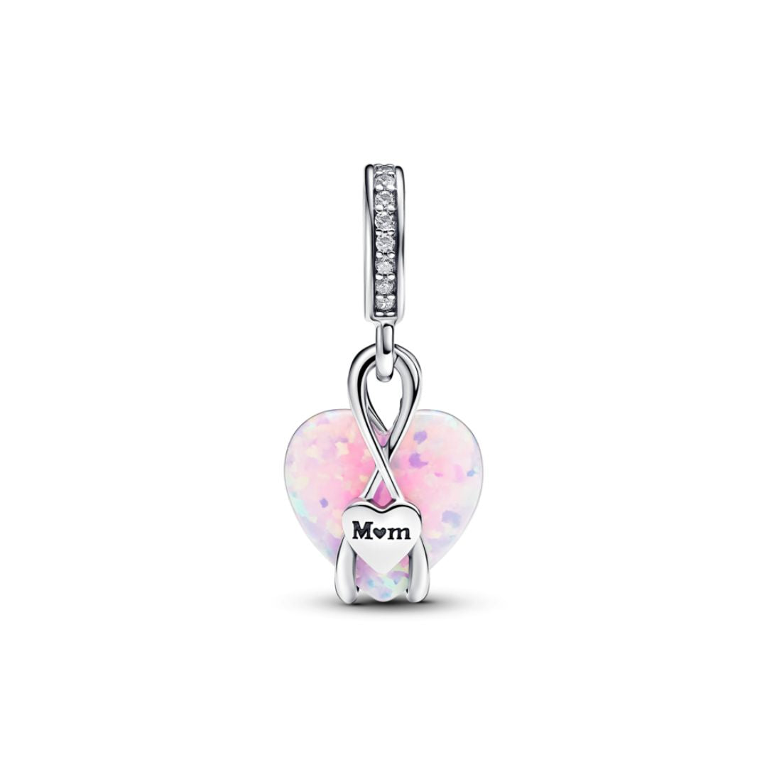 Pandora Moments Mom Opalescent Heart hela, hopea, 793202C01