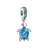 Pandora Moments Murano Glass Sea Turtle hela, hopea, 798939C01
