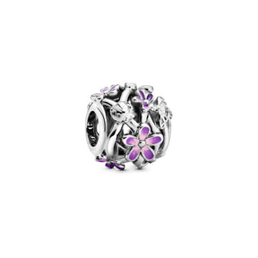 Pandora Moments Openwork Purple Daisy hela, hopea, 798772C02