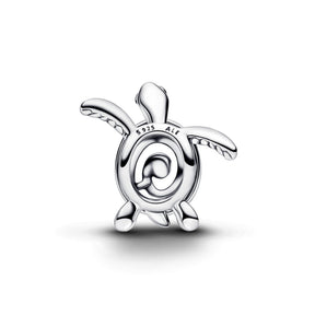 Pandora Moments Openwork Sea Turtle hela, hopeaa, 794697C01