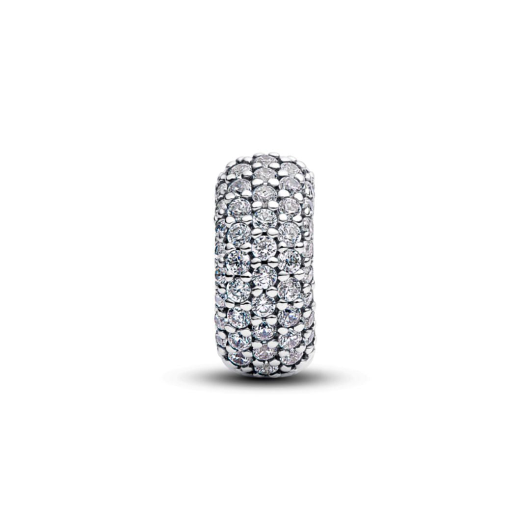 Pandora Moments Pavé lukkopala, hopea, 794032C01