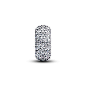 Pandora Moments Pavé lukkopala, hopea, 794032C01