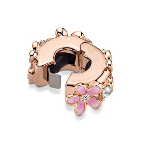 Pandora Moments Pink Daisy Spacer lukkopala, ruusukullattu, 788809C01