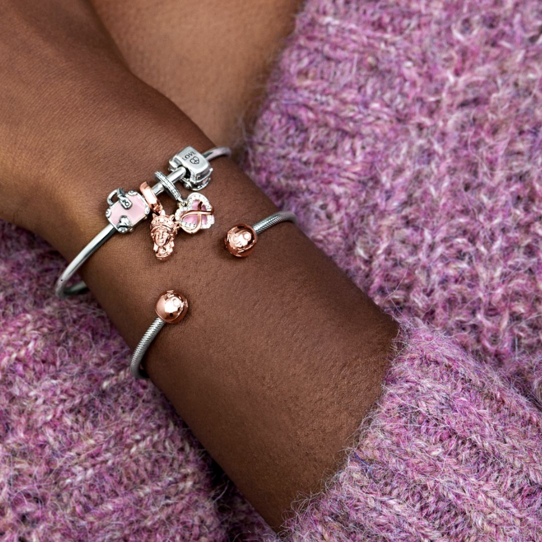 Pandora Moments Pink Travel Bag hela, hopea, 798063EN124