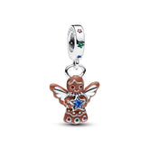 Pandora Moments Piparkakku Enkeli hela, hopea, 794247C01