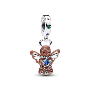 Pandora Moments Piparkakku Enkeli hela, hopea, 794247C01