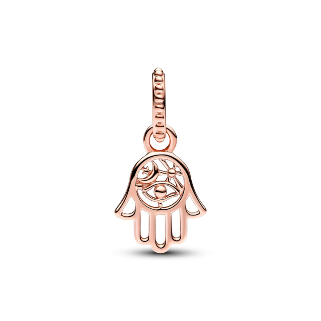 Pandora Moments Protective Hamsa Hand hela, ruusukullattu, 789144C00