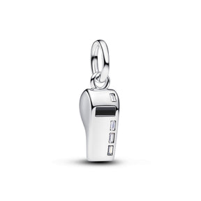 Pandora Moments Referee Whistle hela, hopeaa, 794713C01