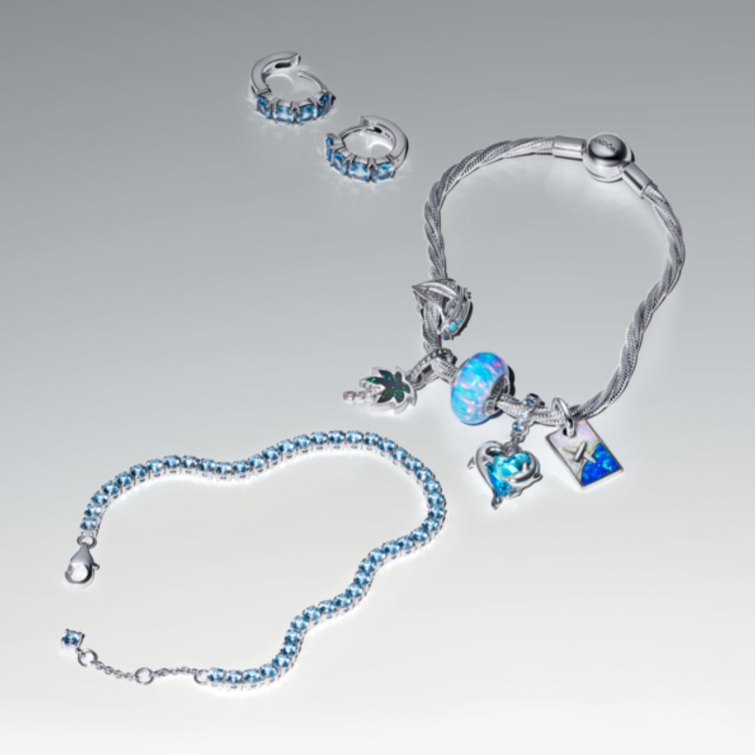 Pandora Moments Sailboat hela, hopea, 793905C01
