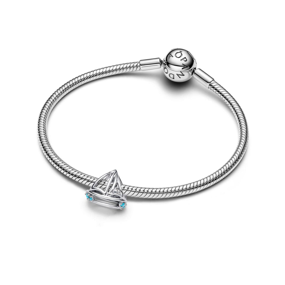 Pandora Moments Sailboat hela, hopea, 793905C01