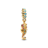 Pandora Moments Seahorse hela, keltakullattu, 763895C01