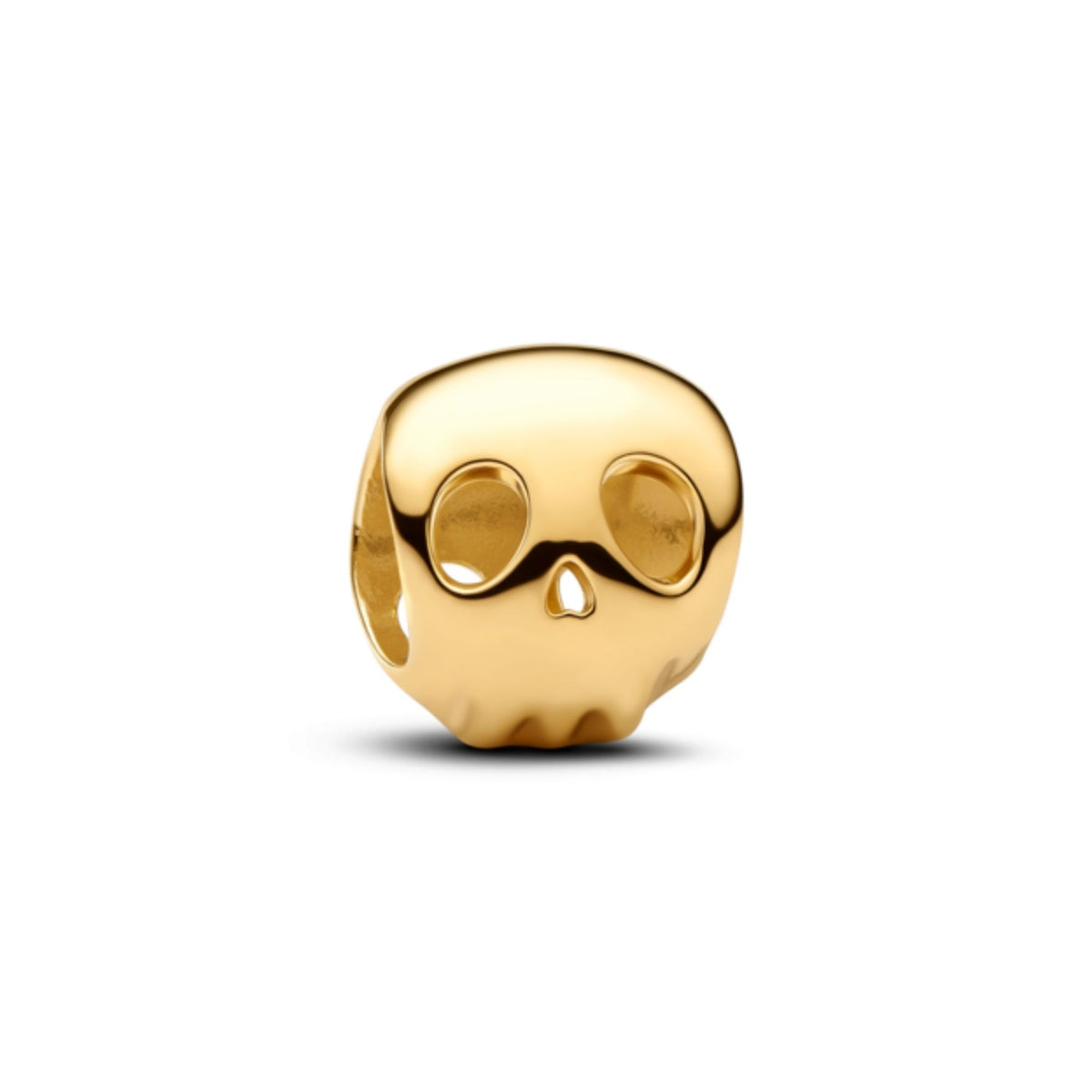 Pandora Moments Skull Mini hela, keltakullattu, 764518C00