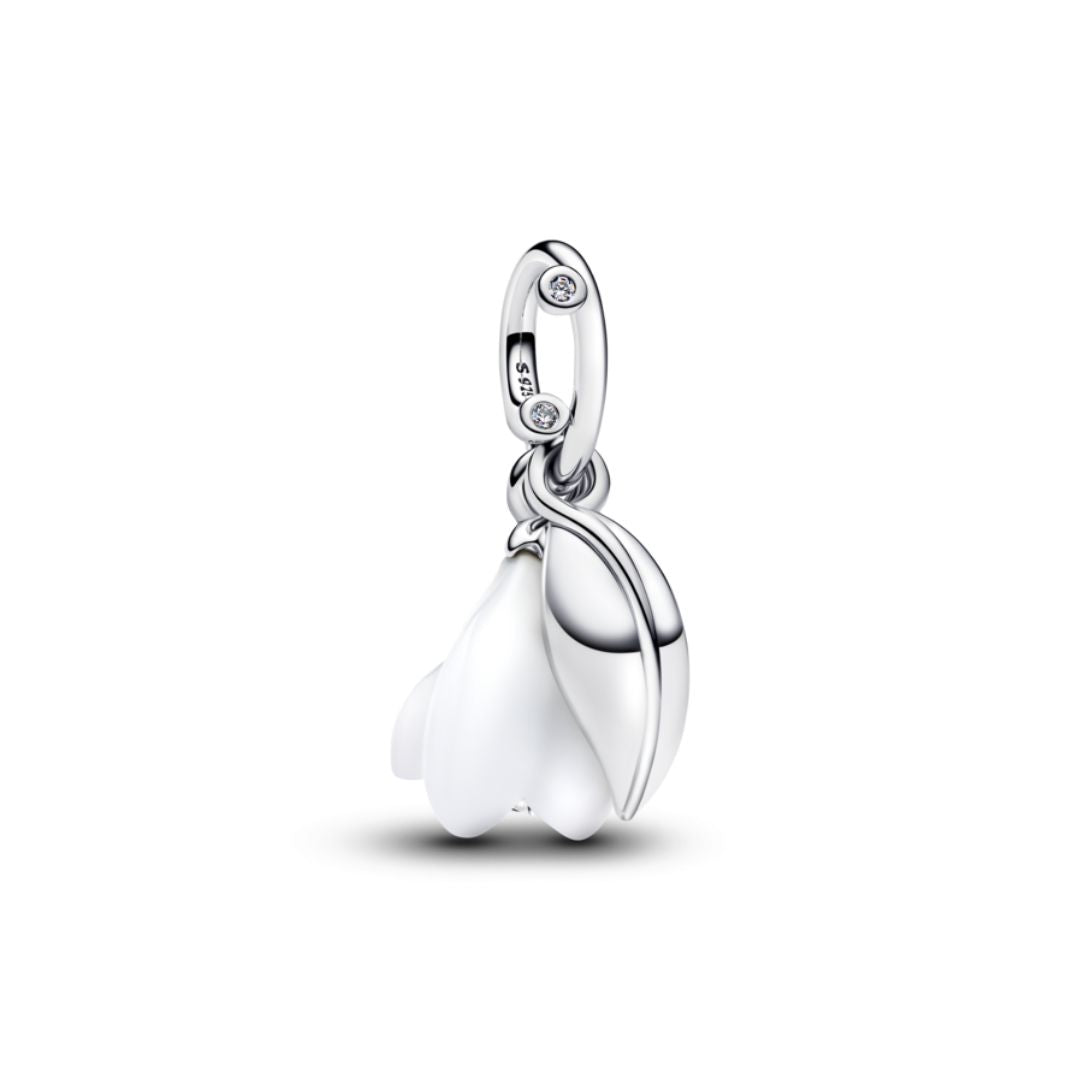 Pandora Moments Snowdrop Flower hela, hopea, 794239C01