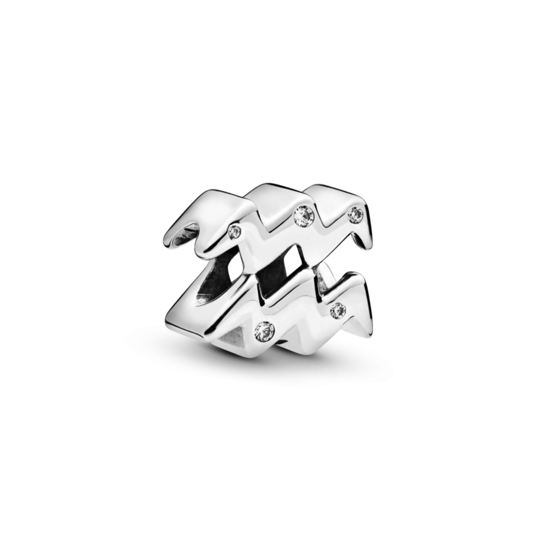 Pandora Moments Sparkling Aquarius Zodiac hela, hopea, 798415C01