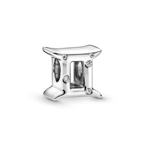 Pandora Moments Sparkling Gemini Zodiac hela, hopea, 798428C01