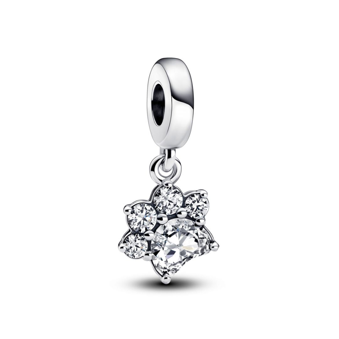 Pandora Moments Sparkling Pet Paw Print Dangle hela, hopea, 792247C01