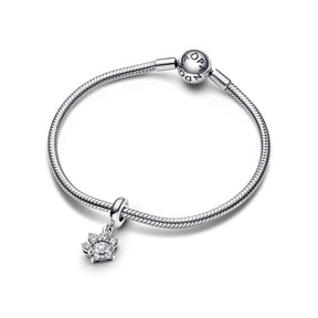 Pandora Moments Sparkling Pet Paw Print Dangle hela, hopea, 792247C01