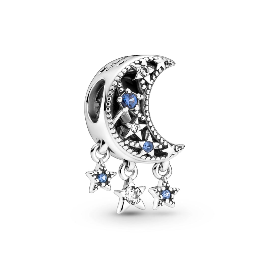 Pandora Moments Star & Crescent Moon hela, hopea, 799643C01