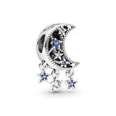 Pandora Moments Star & Crescent Moon hela, hopea, 799643C01